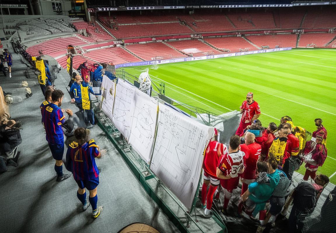 2020西甲焦点战：巴塞罗那对赫塔菲 梅西闪耀对决精彩瞬间(图2)